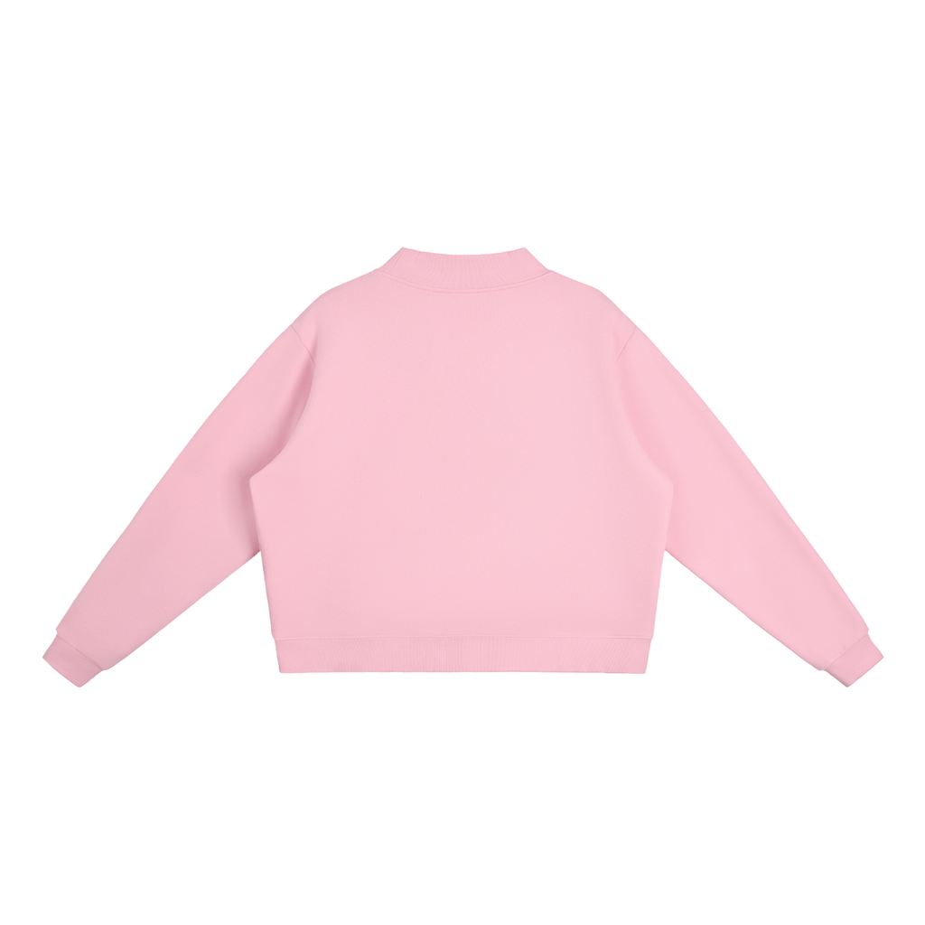 'Sweet' mock neck