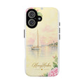 Sailboat Harbor Phone Case — "Honey Harbor" Pastel Nautical Protection
