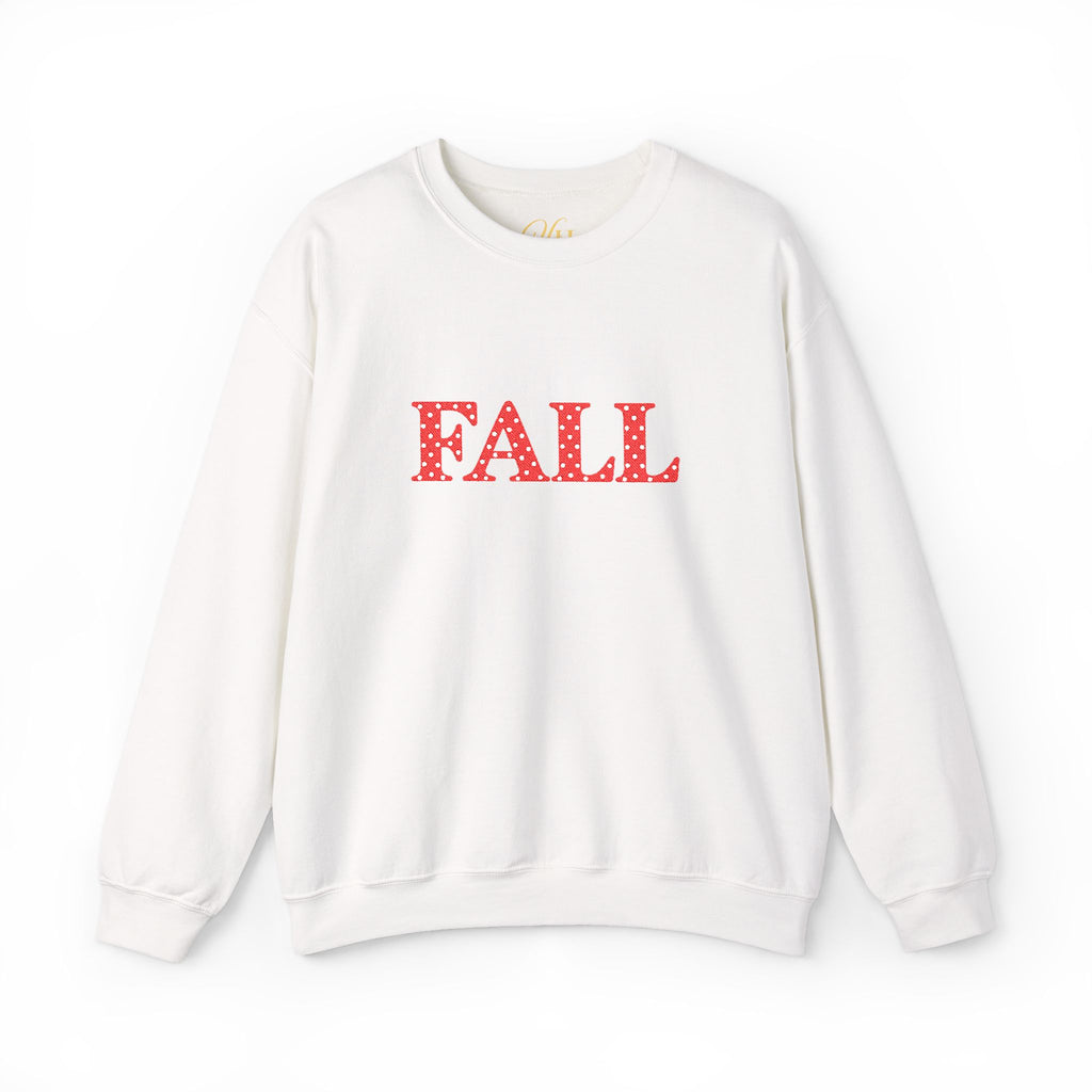 Brown Fall Dots Crew